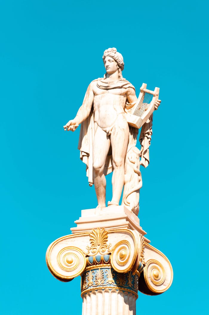 statue-01 Une statue du dieu Apolon